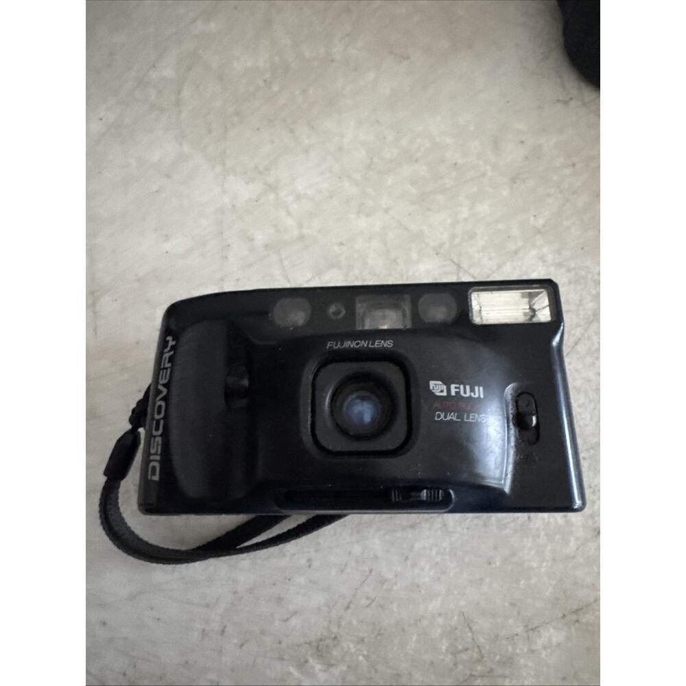 Fuji Discovery 180 Tele Date 35mm-55mm Dual Lens Film Camera